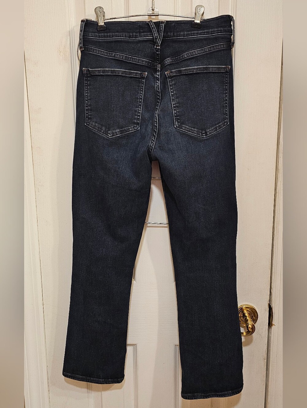 Veronica Beard Carly Kick-Flare High-Rise Jeans Dark Ink Wash Sz 27 MSRP $239 - Picture 7 of 10